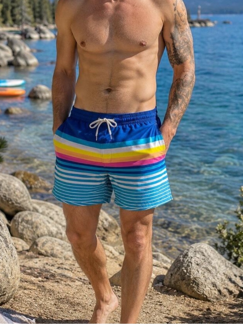 Mens Chubbies Newport 5.5” swim shorts